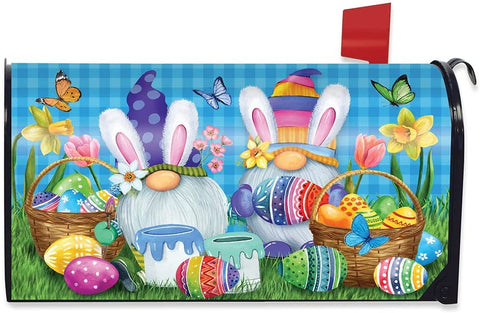 Easter Gnomes Standard Size Mailbox Cover, #M01763