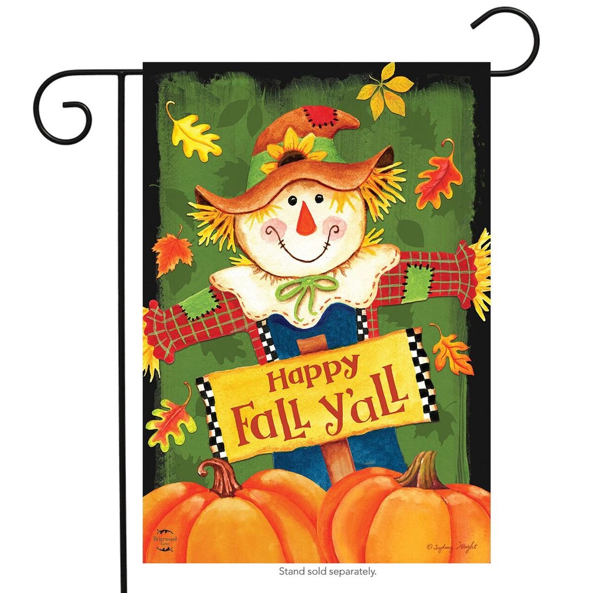 Fall Y'all Scarecrow Garden Flag, #G00674