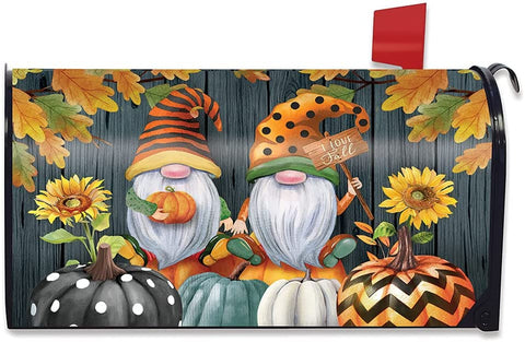 Fall Gnomes Standard Size Mailbox Cover, M01614