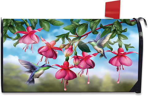 Flight Of The Hummingbirds Standard Size Mailbox Cover, #M01206