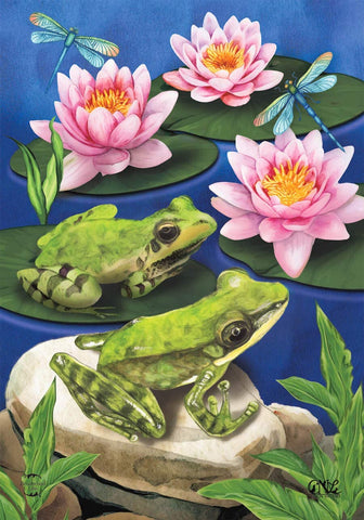 Frog Pond House Flag, H01565