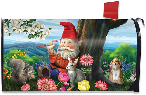 Garden Gnome Standard Size Mailbox Cover