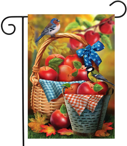 Harvest Apple Basket Garden Flag, #G01610