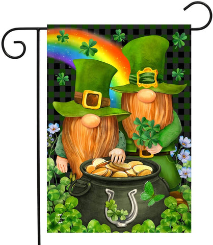 Irish Gnomes Garden Flag, #G01759