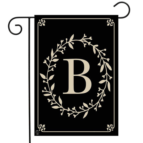 Classic Monogram "B" Garden Flag