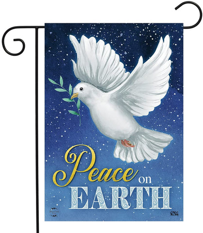 Peace On Earth Dove Garden Flag, #G01675