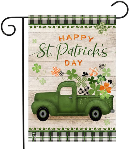 St. Patrick's Day Pickup Garden Flag, #G01758