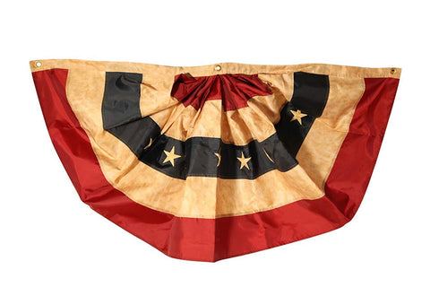 Premium Tea-Stained Bunting Flag, 4'x2', #B00002