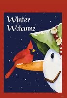 Winter Welcome Garden Flag, #9934FM
